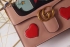 Gucci GG Marmont Medium Heart Shoulder Bag beige